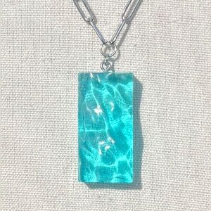 Light Blue Water Necklace